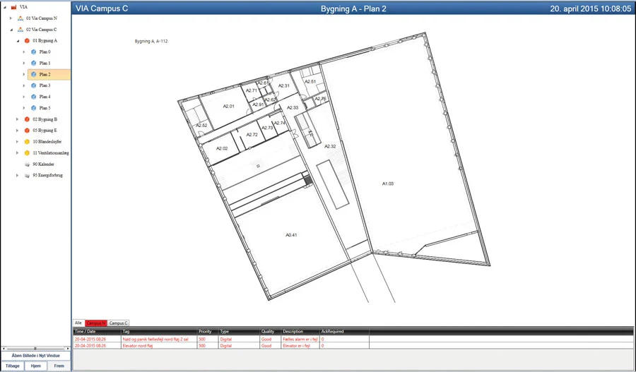 VIA University’s Aarhus N Campus Plan in GENESIS64