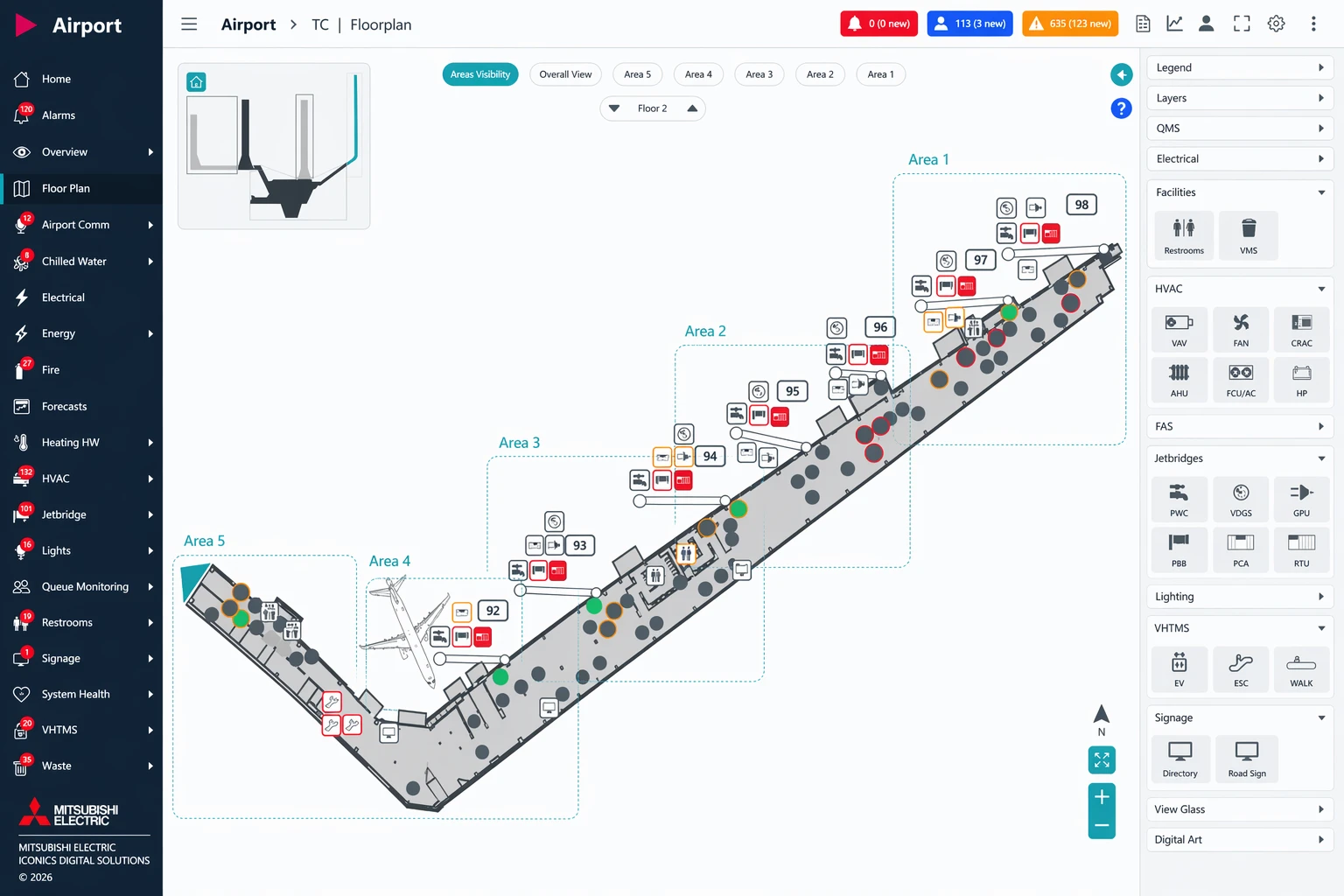 Transportation and Logistics-Display 1 Airport