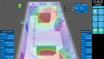 Thermal Map of a Server Room