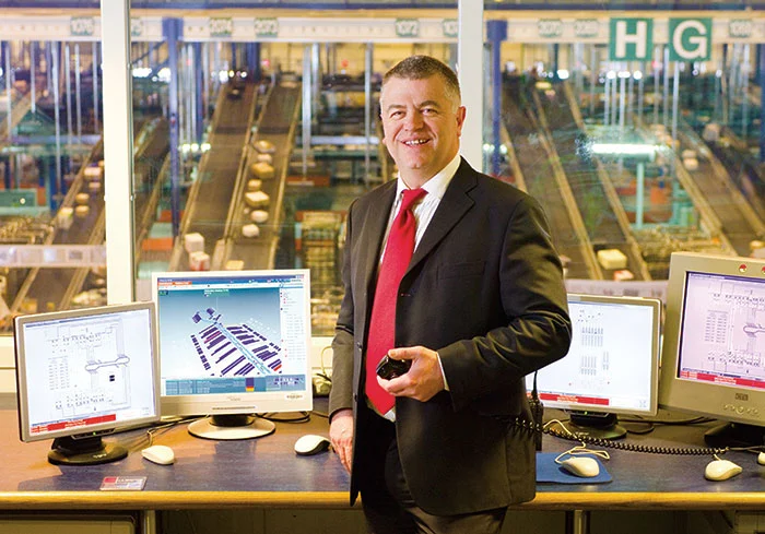 Control Room in a Dematic Warehouse