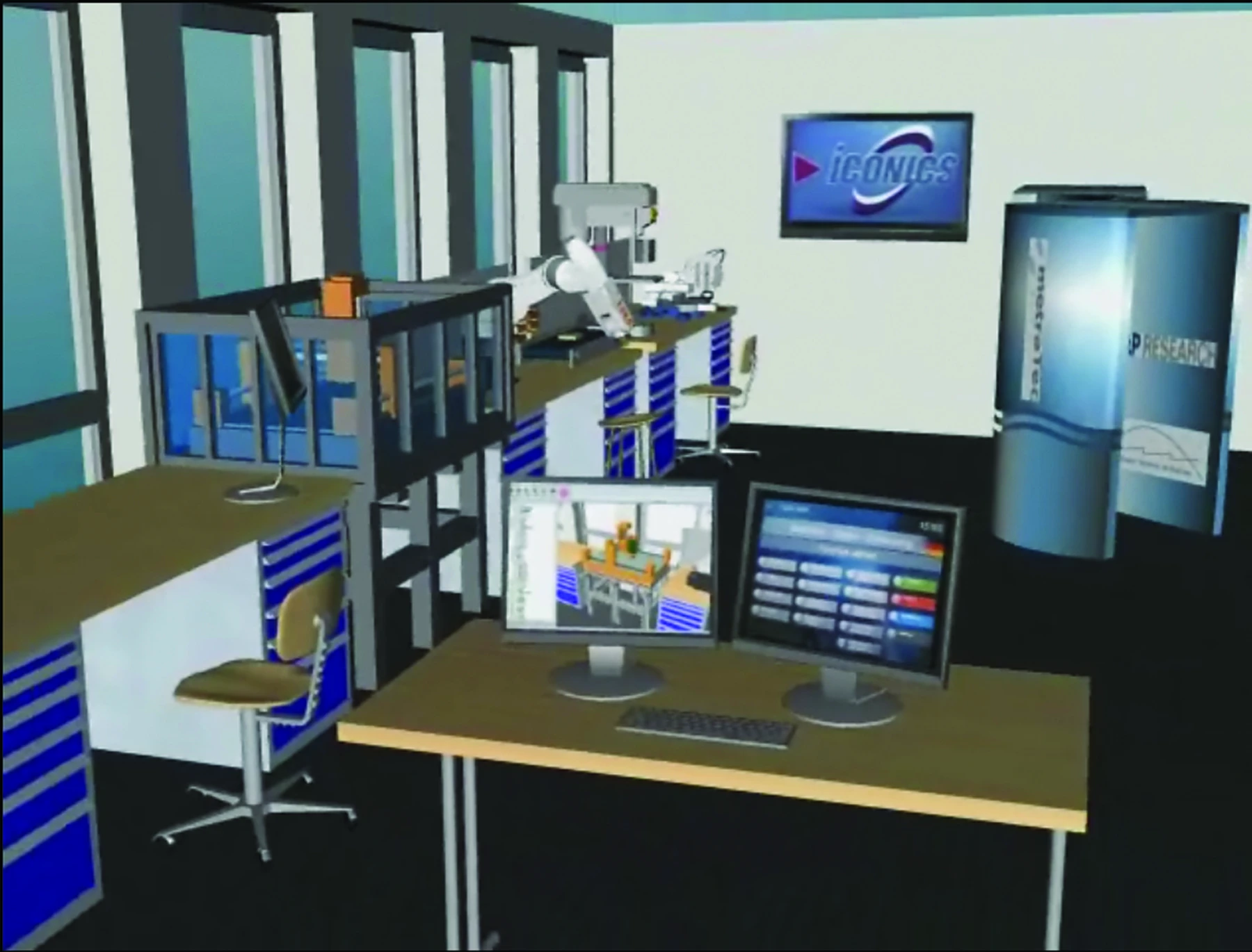 GENESIS 3D Rendering of the Future Factory Lab