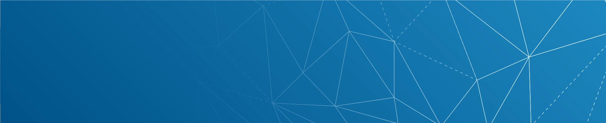 blue geometric banner