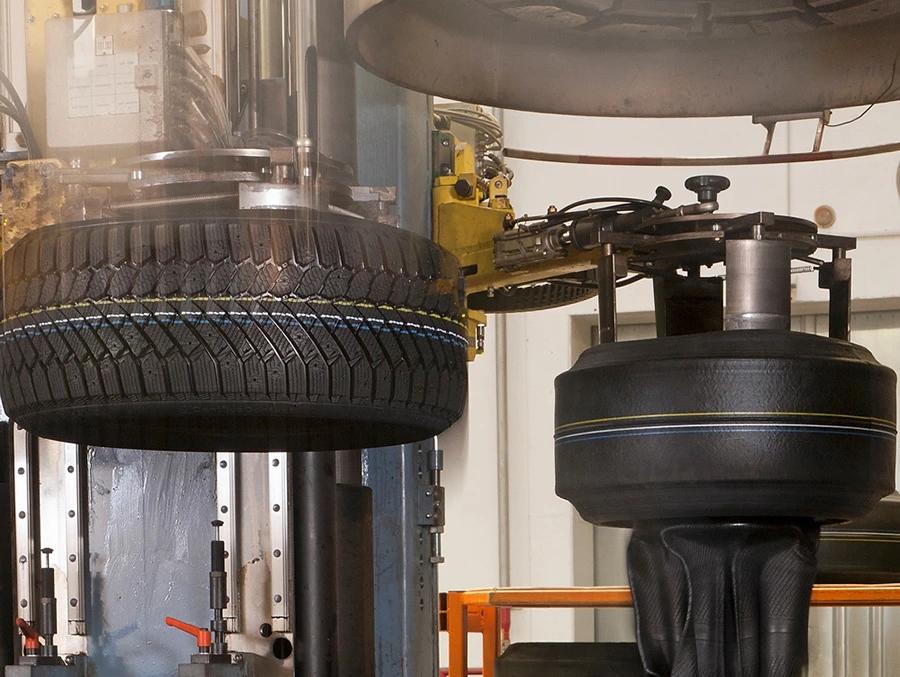 Continental Tire Manufacturing In Process
