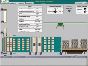 A Factory Control Screen at The Ceramic Factory